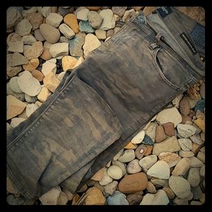 Luck Brand Camo print denim